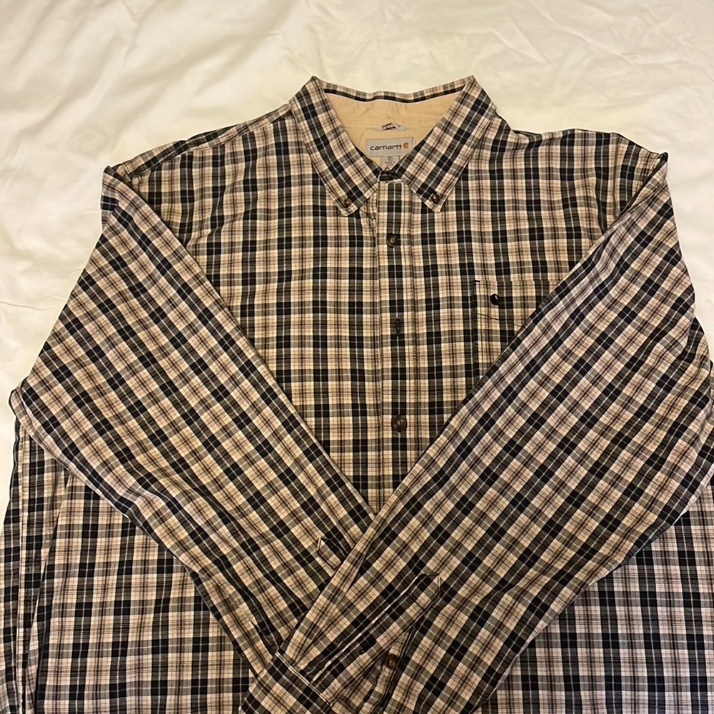 Carhartt 3XLT relaxed fit button down shirt